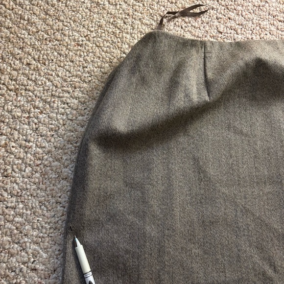 Rena Rowan Woolmark 100% Wool Gray maxi pencil skirt Size 22W - Picture 6 of 7